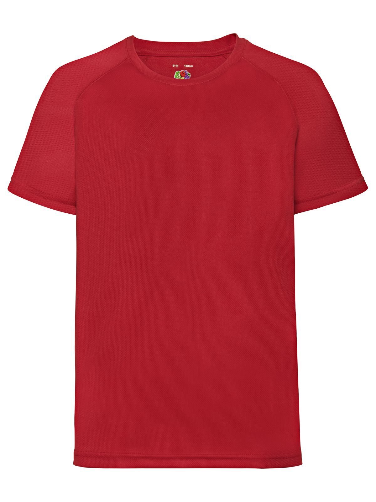 Kids Performance T Fruit of the Loom Red