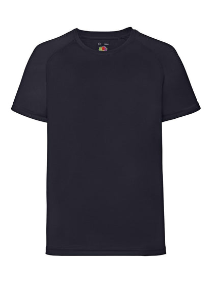 Kids Performance T Fruit of the Loom Deep Navy