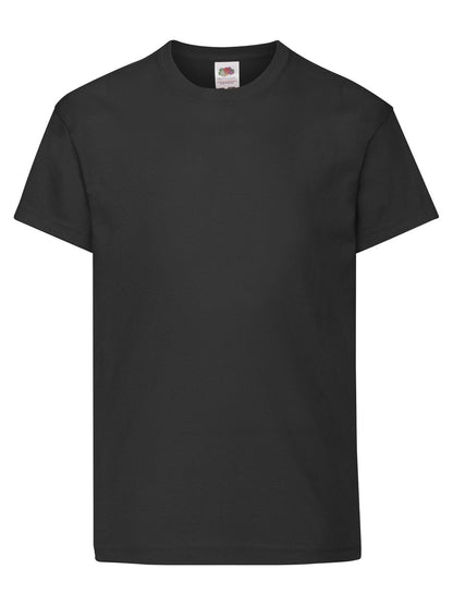 Kids Original T Fruit of the Loom Black
