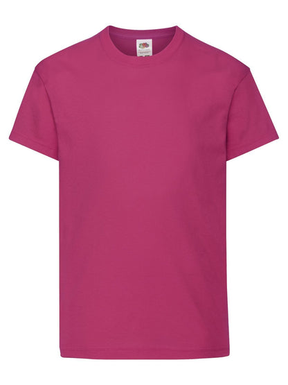 Kids Original T Fruit of the Loom Fuchsia