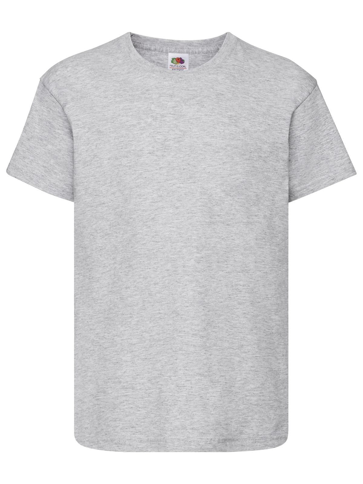 Kids Original T Fruit of the Loom Heather Grey