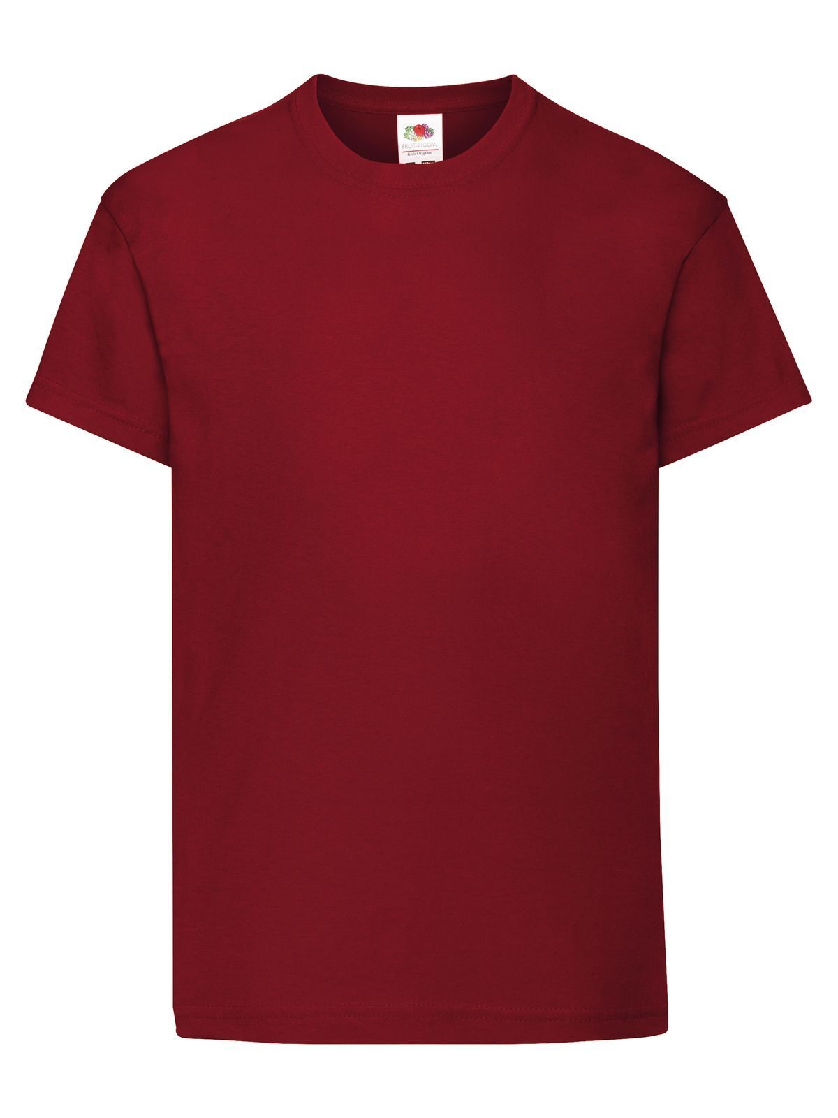 Kids Original T Fruit of the Loom Brick Red