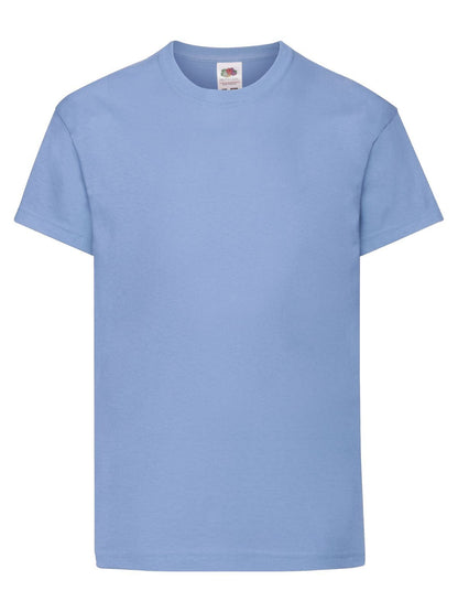 Kids Original T Fruit of the Loom Sky Blue