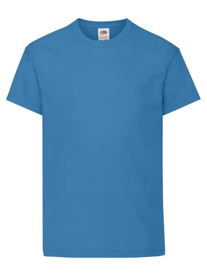 Kids Original T Fruit of the Loom Azure Blue