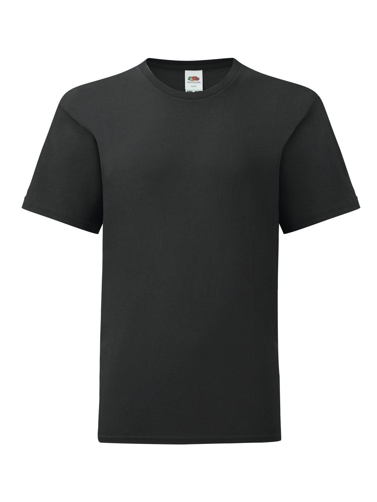 Kids Iconic 150 T Fruit of the Loom Black