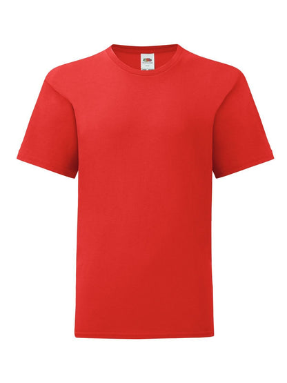 Kids Iconic 150 T Fruit of the Loom Red