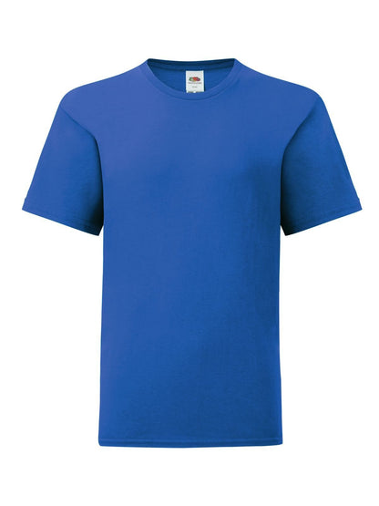 Kids Iconic 150 T Fruit of the Loom Royal Blue