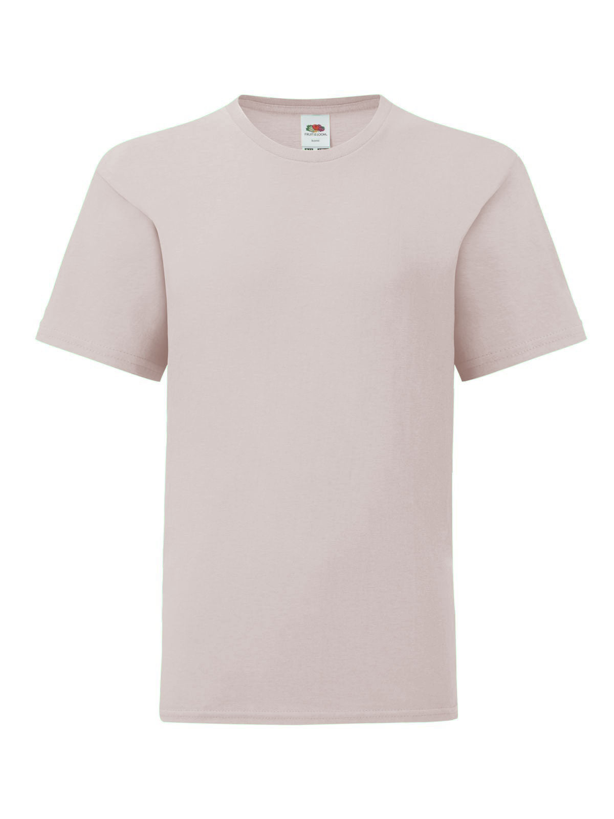 Kids Iconic 150 T Fruit of the Loom Powder Rose