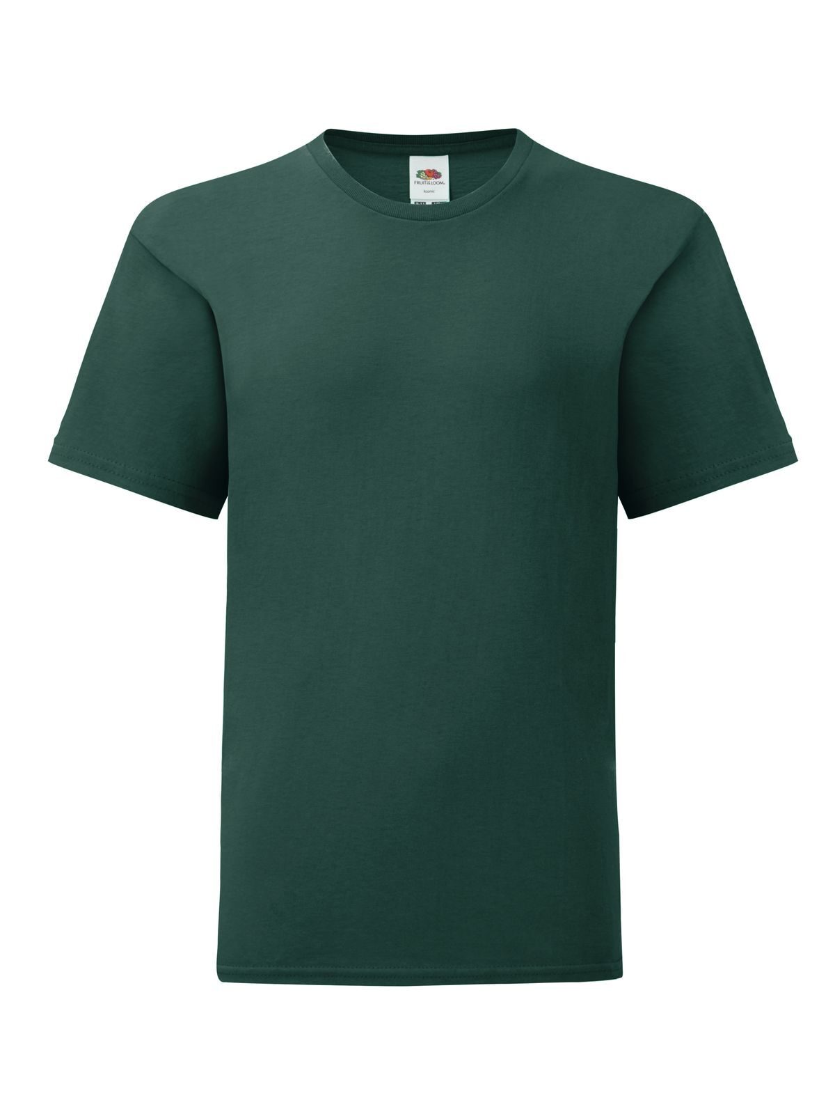Kids Iconic 150 T Fruit of the Loom Forest Green