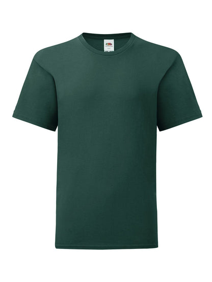 Kids Iconic 150 T Fruit of the Loom Forest Green