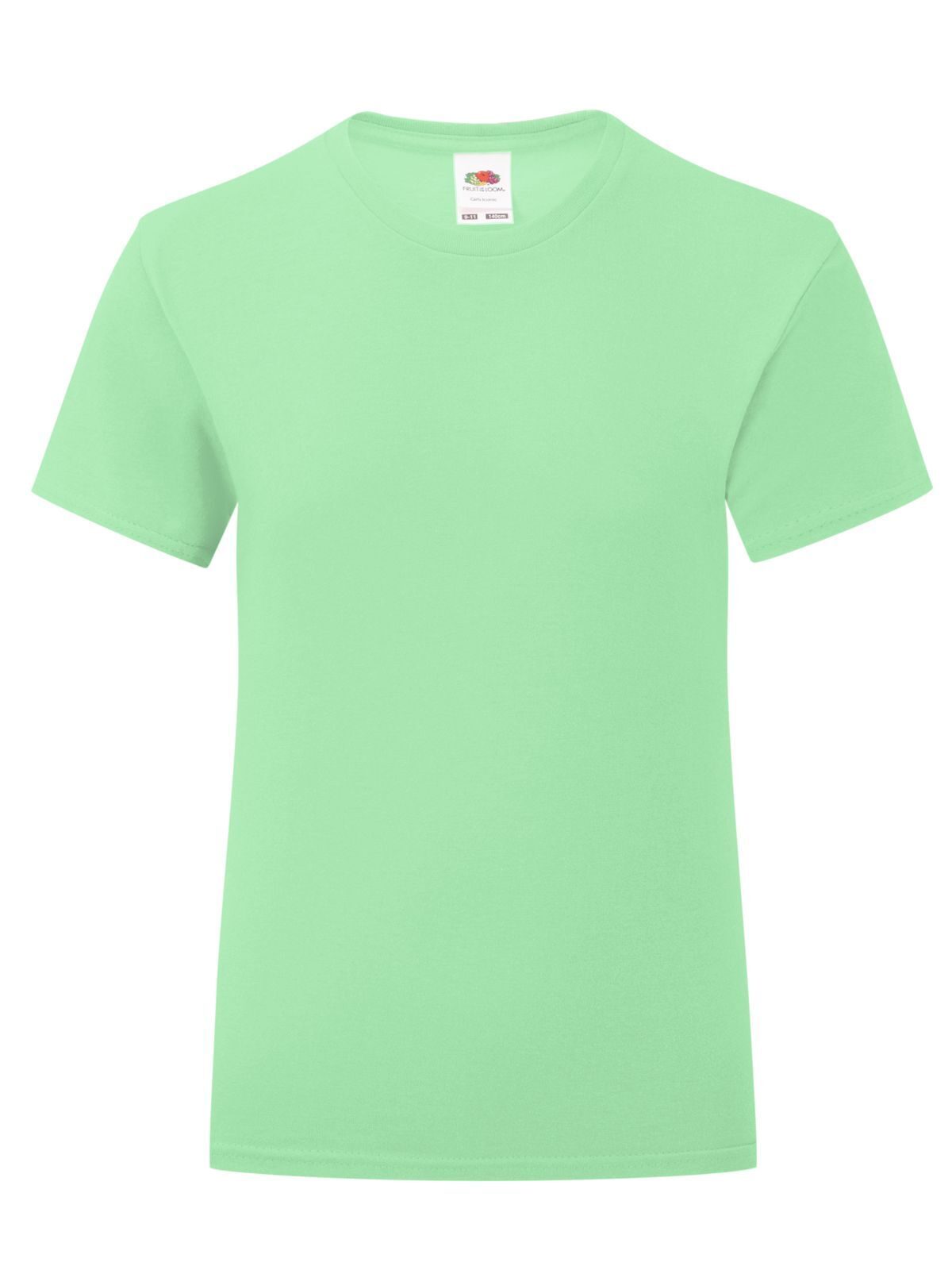 Girls Iconic T Fruit of the Loom Neonmint