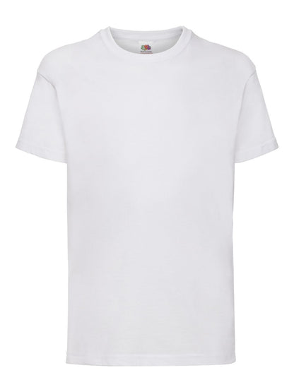 Kids Valueweight T Fruit of the Loom White