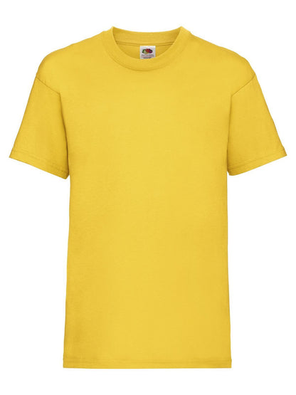 Kids Valueweight T Fruit of the Loom Sunflower