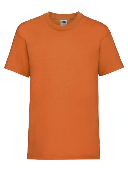 Kids Valueweight T Fruit of the Loom Orange