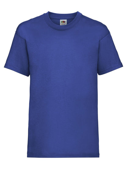 Kids Valueweight T Fruit of the Loom Royal Blue
