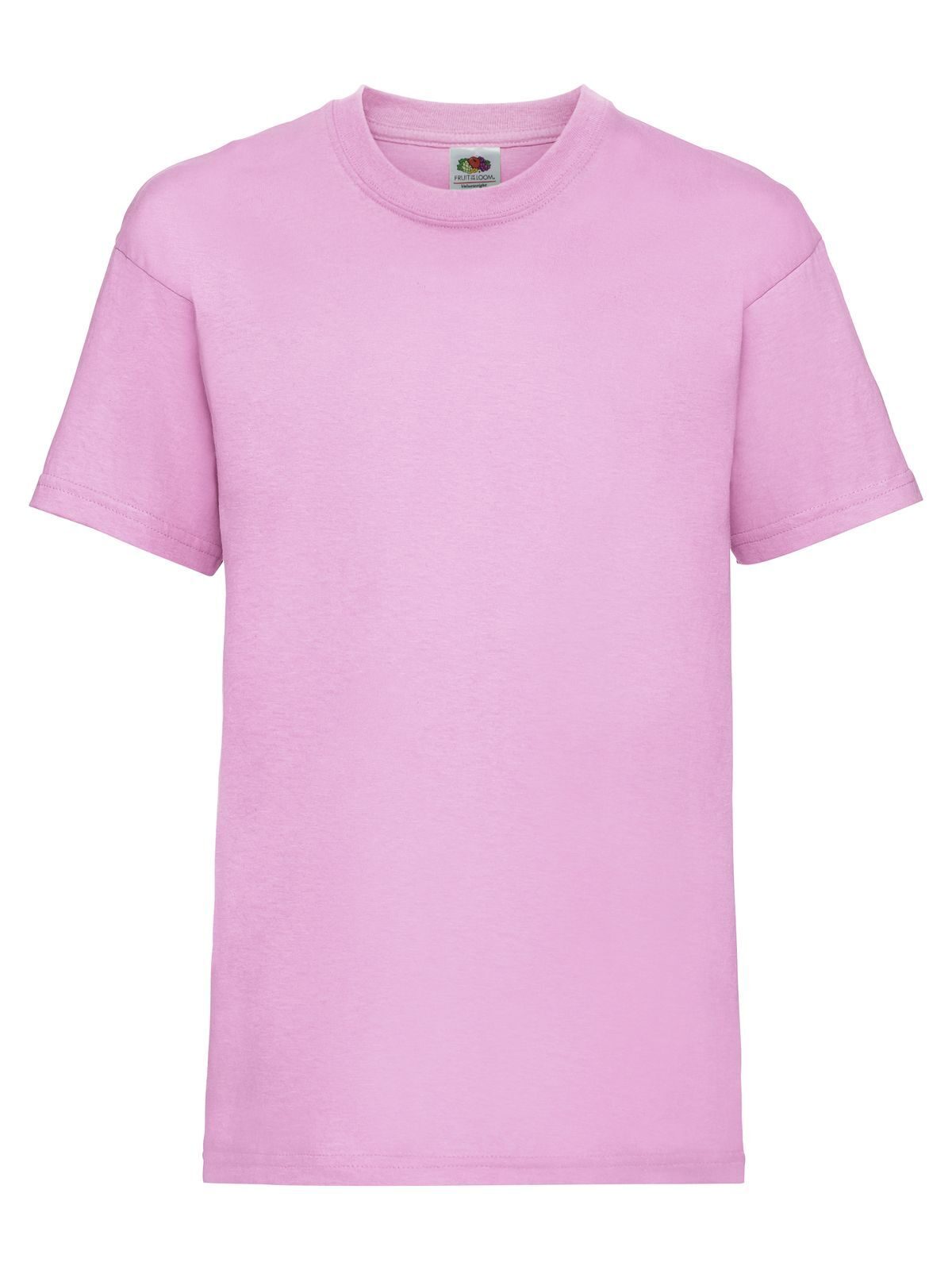Kids Valueweight T Fruit of the Loom Light Pink
