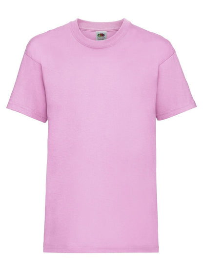 Kids Valueweight T Fruit of the Loom Light Pink