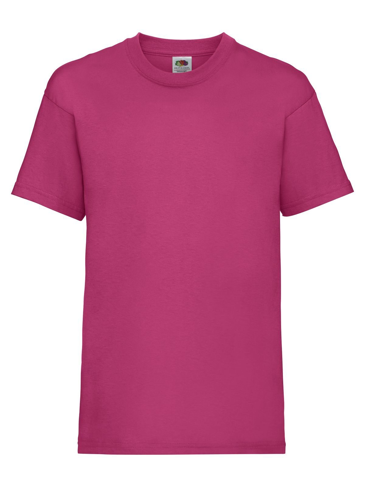 Kids Valueweight T Fruit of the Loom Fuchsia