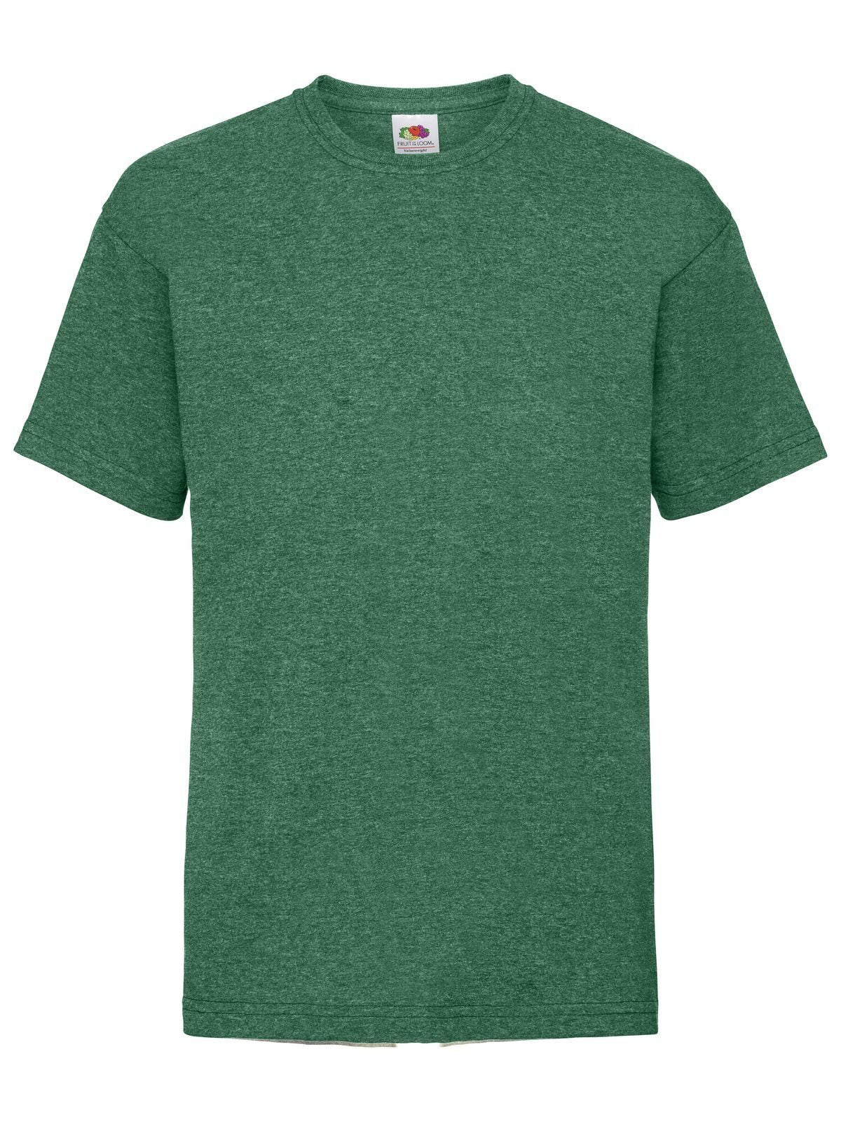 Kids Valueweight T Fruit of the Loom Retro Heather Green