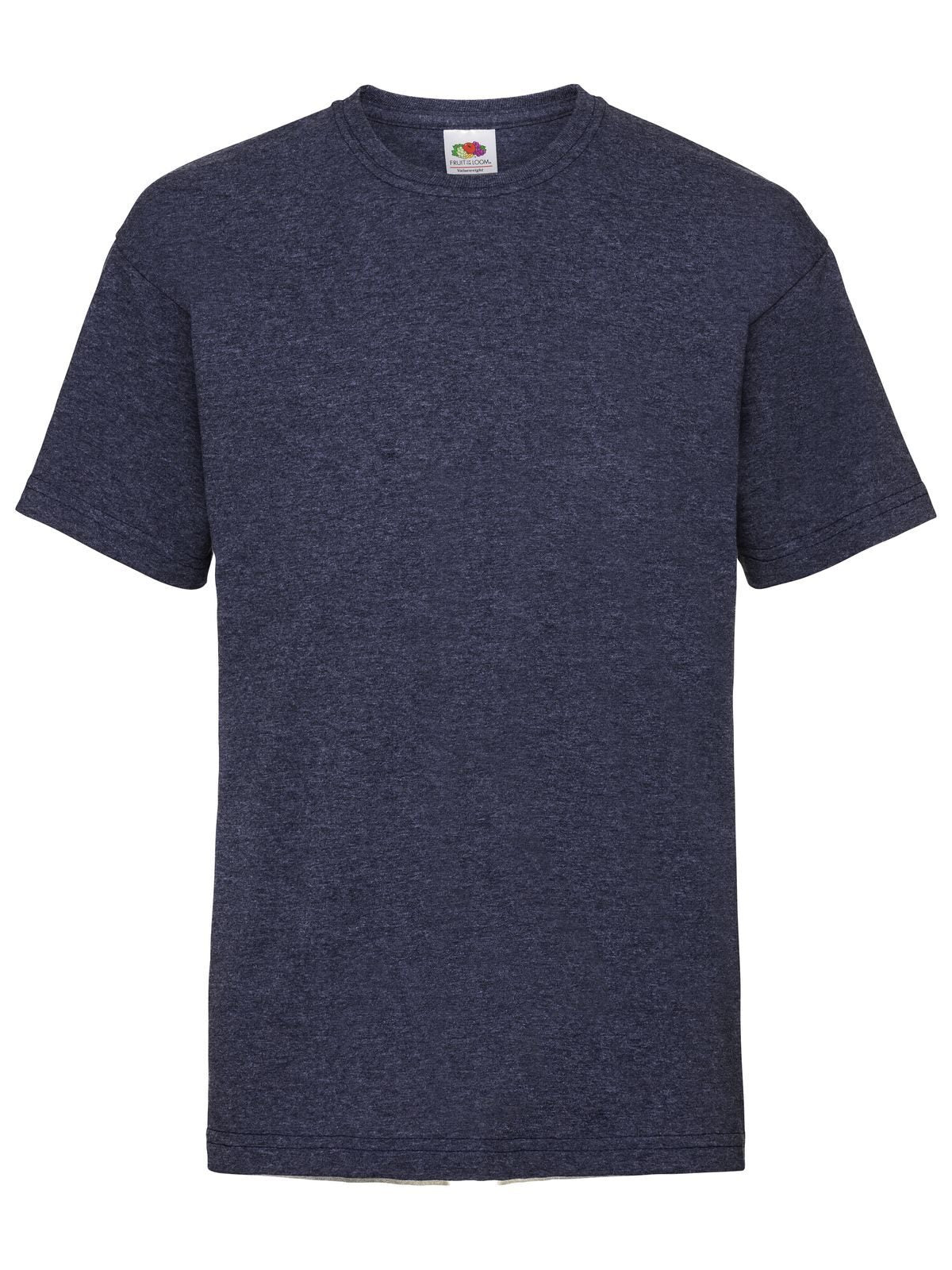 Kids Valueweight T Fruit of the Loom Vintage Heather Navy