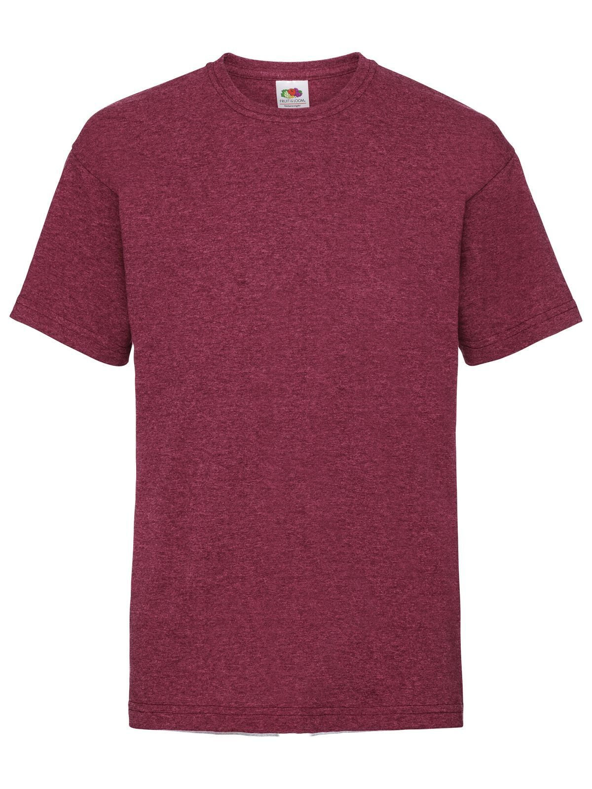 Kids Valueweight T Fruit of the Loom Vintage Heather Red