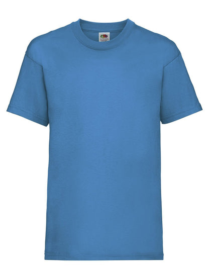 Kids Valueweight T Fruit of the Loom Azure Blue