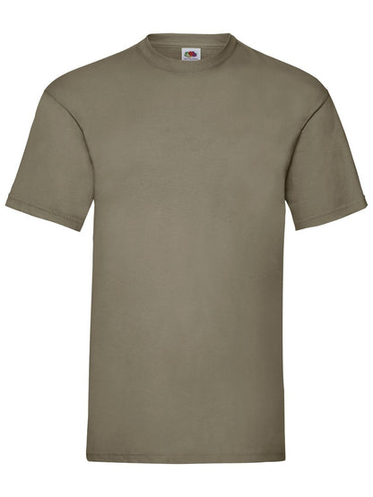 Valueweight T Fruit of the Loom Khaki