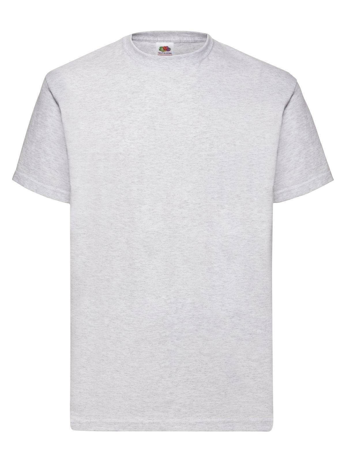 Valueweight T Fruit of the Loom Ash