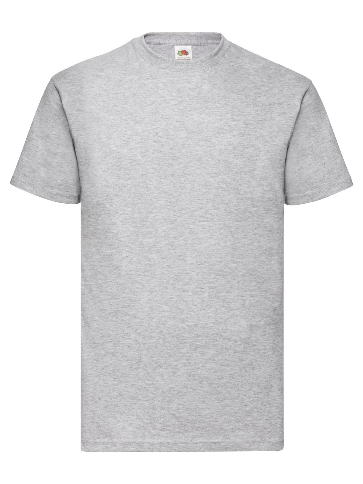 Valueweight T Fruit of the Loom Heather Grey