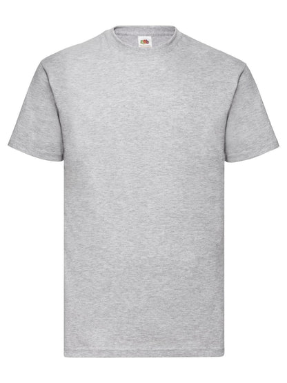 Valueweight T Fruit of the Loom Heather Grey