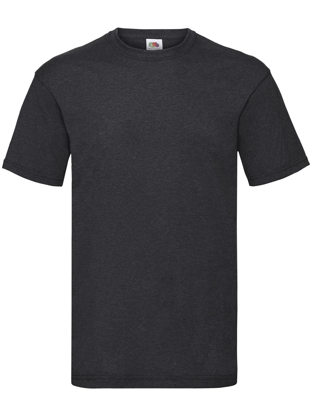 Valueweight T Fruit of the Loom Grigio Melange Scuro