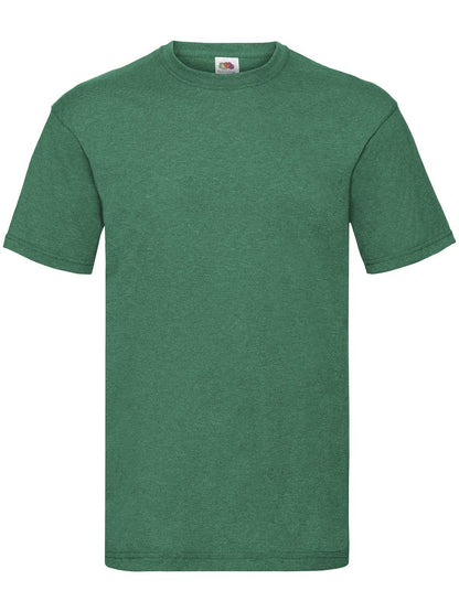 Valueweight T Fruit of the Loom Retro Heather Green