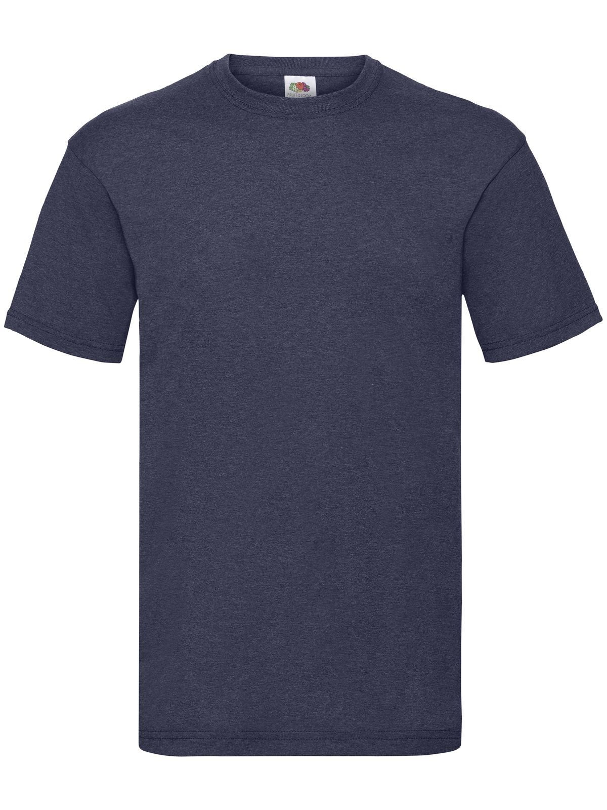 Valueweight T Fruit of the Loom Vintage Heather Navy