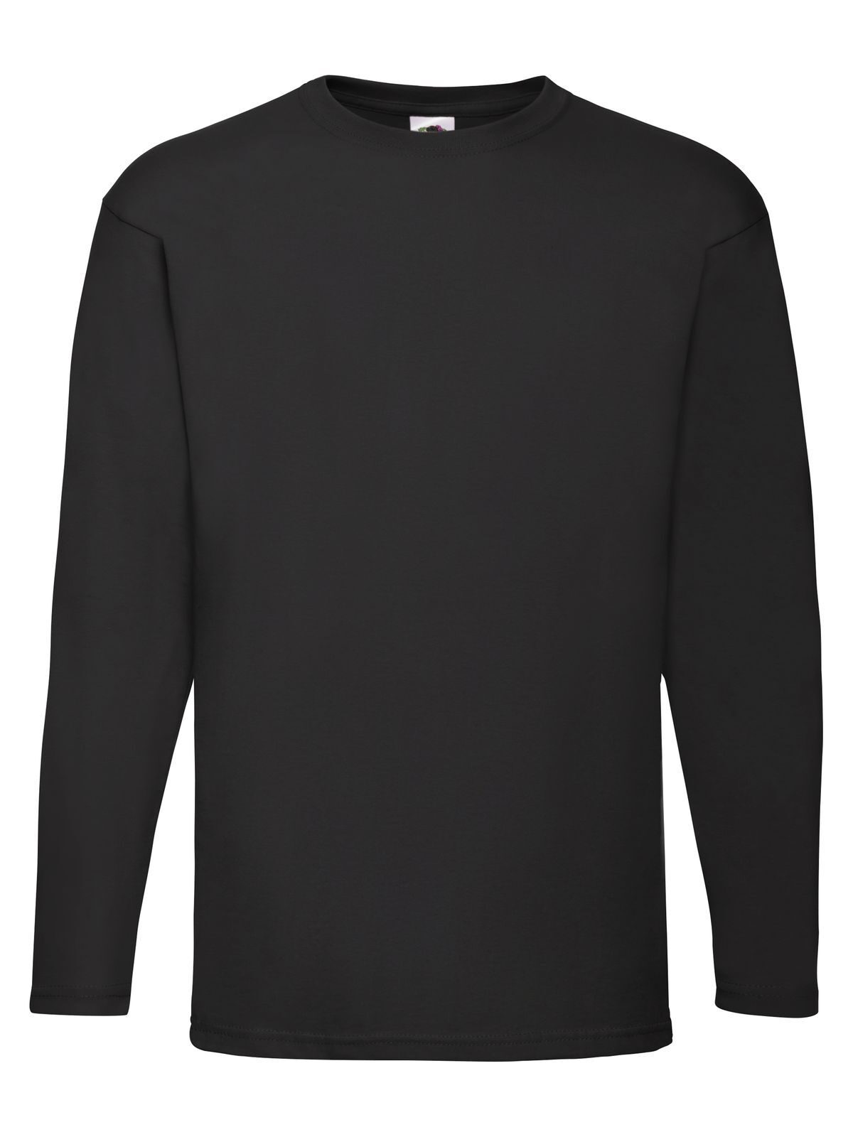 Valueweight Long Sleeve T Fruit of the Loom Black