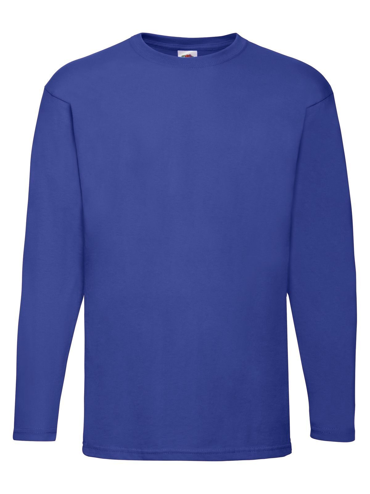 Valueweight Long Sleeve T Fruit of the Loom Royal Blue