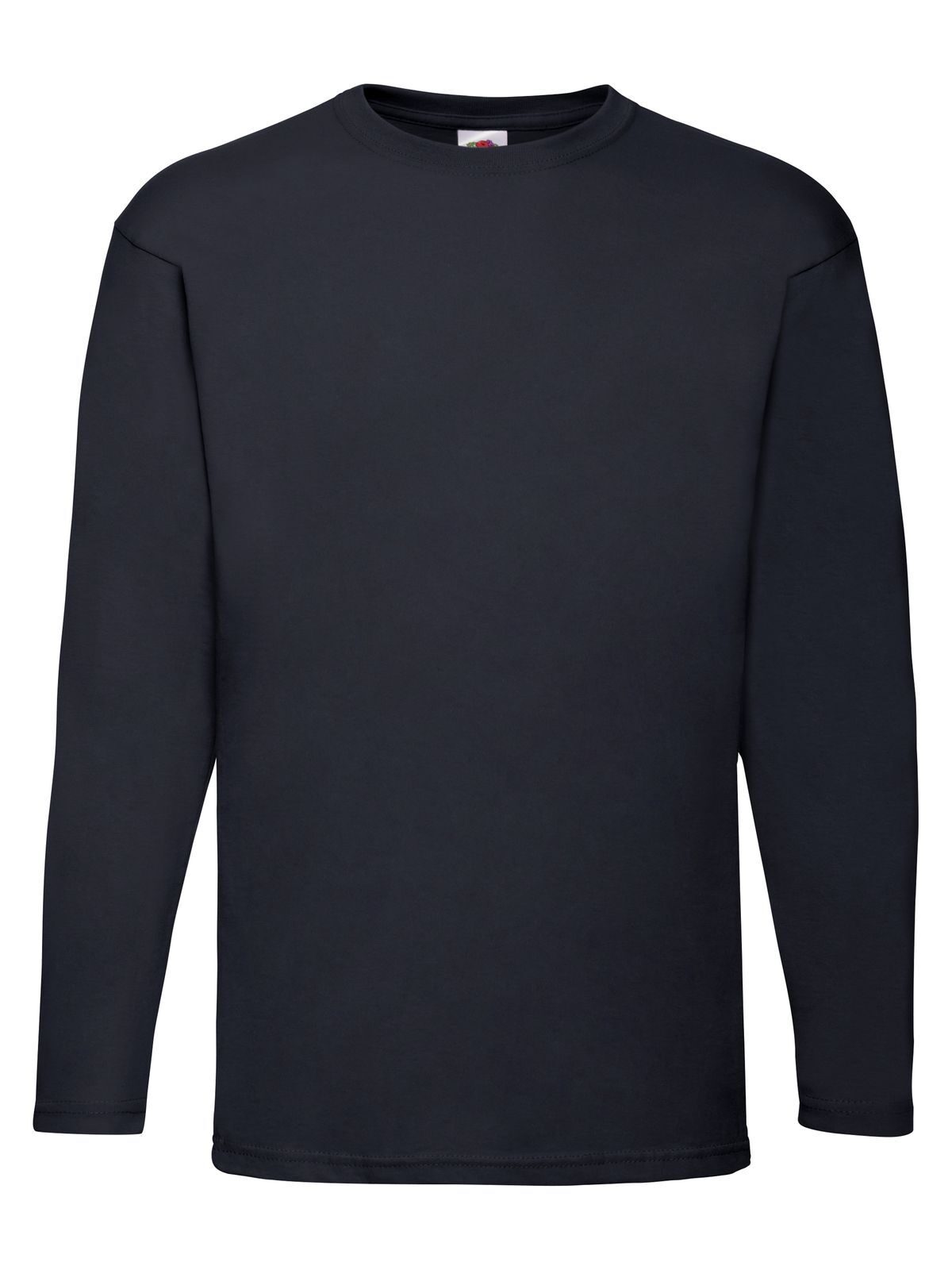 Valueweight Long Sleeve T Fruit of the Loom Deep Navy