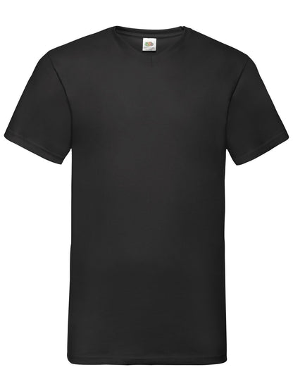 Valueweight V-Neck T Fruit of the Loom Black