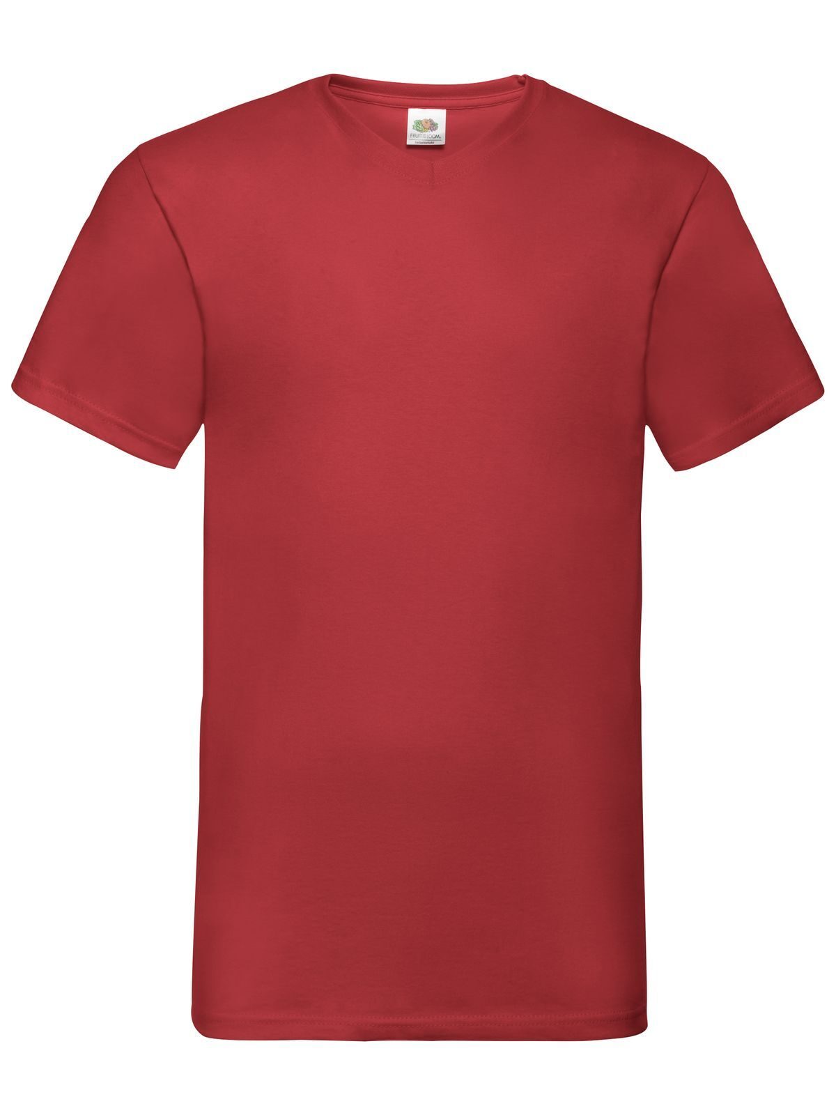Valueweight V-Neck T Fruit of the Loom Red