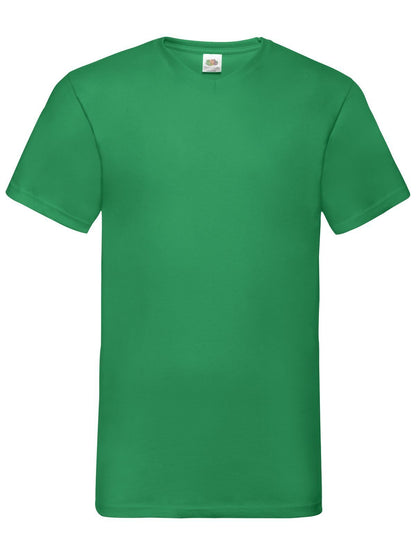 Valueweight V-Neck T Fruit of the Loom Kelly Green