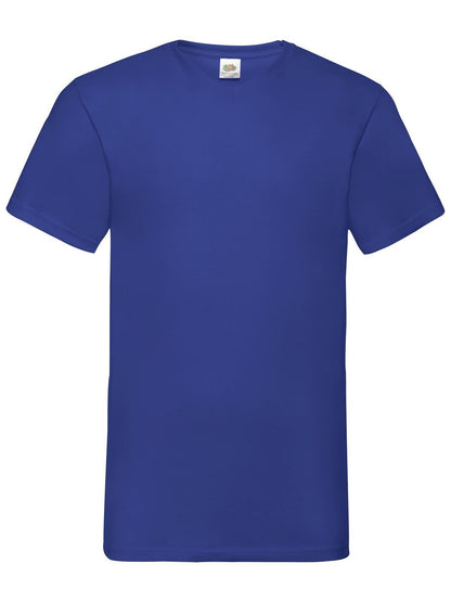 Valueweight V-Neck T Fruit of the Loom Royal Blue