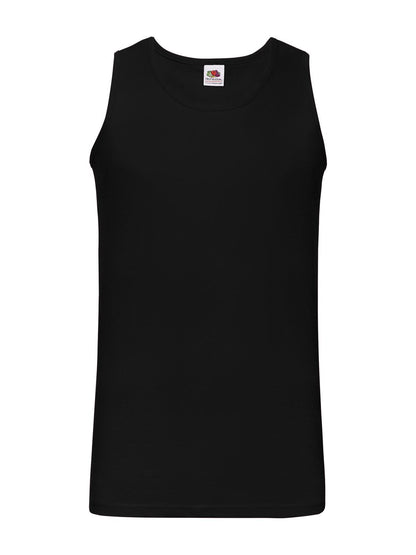 Valueweight Athletic Vest Fruit of the Loom Black