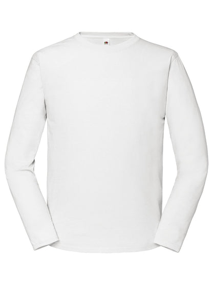 Iconic 195 Long Sleeve T Fruit of the Loom White