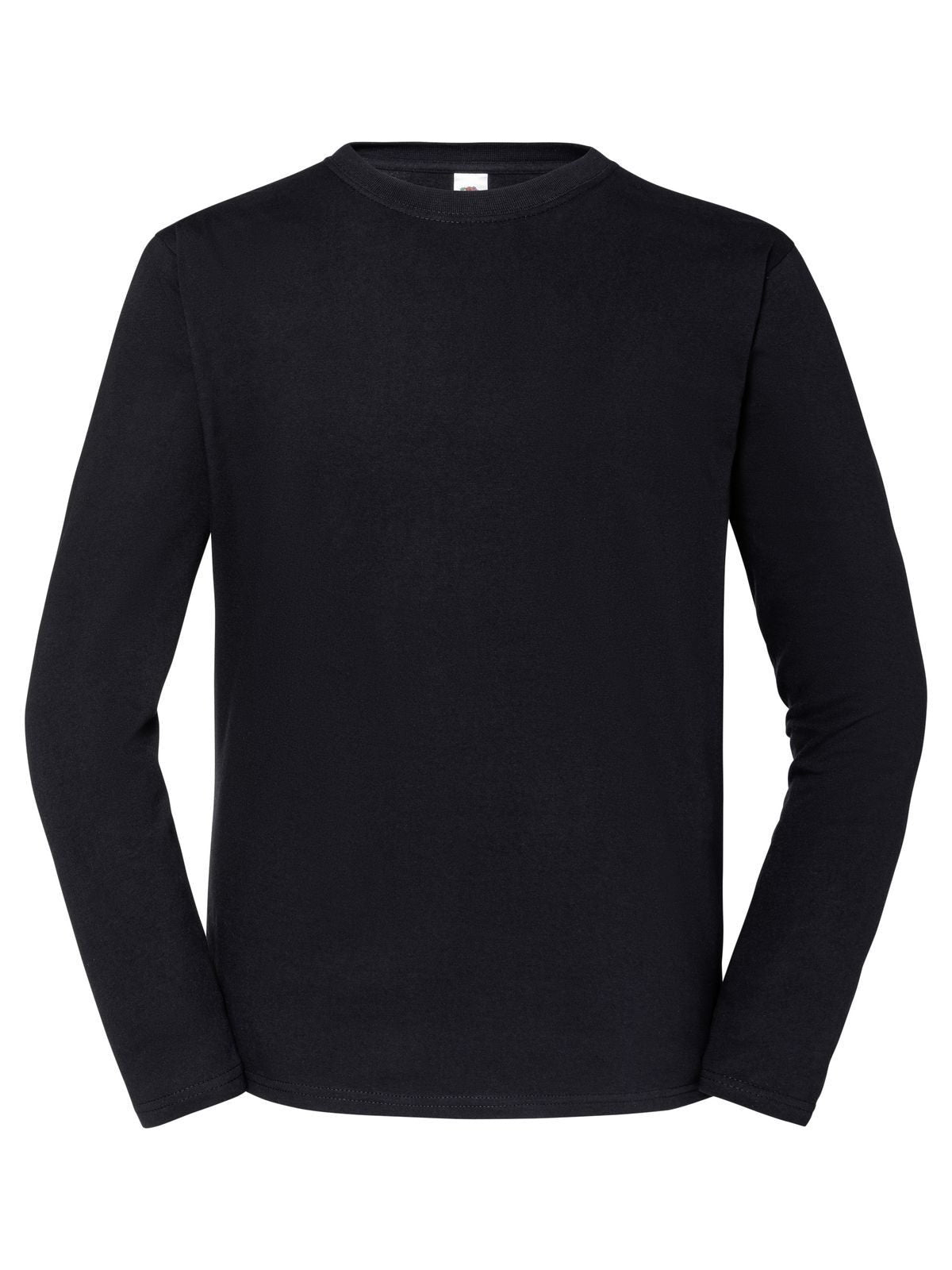 Iconic 195 Long Sleeve T Fruit of the Loom Black