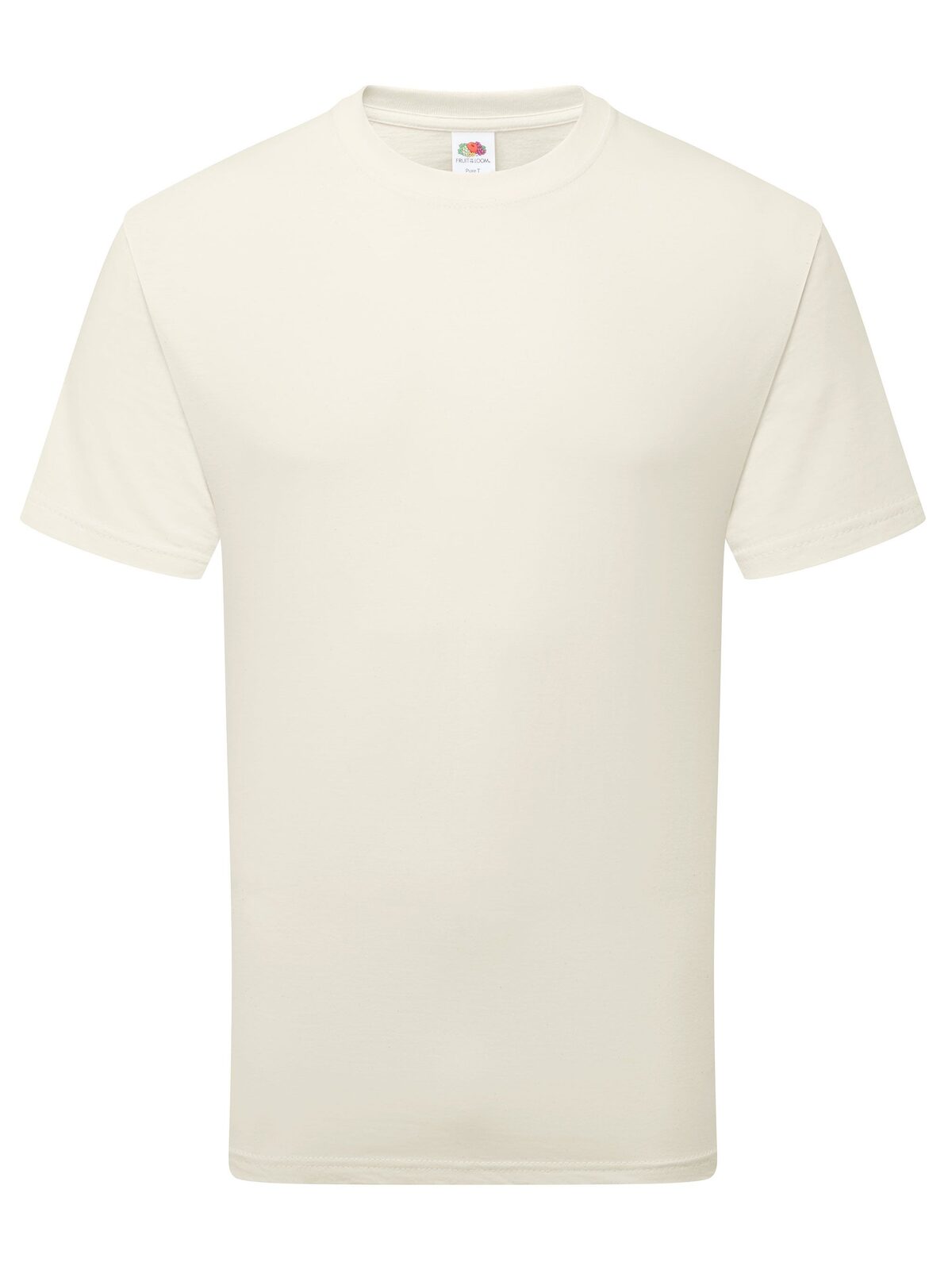 Pure cotton T Fruit of the Loom Natural