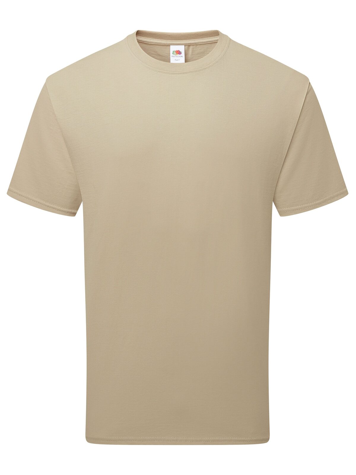 Pure cotton T Fruit of the Loom Desert Sand