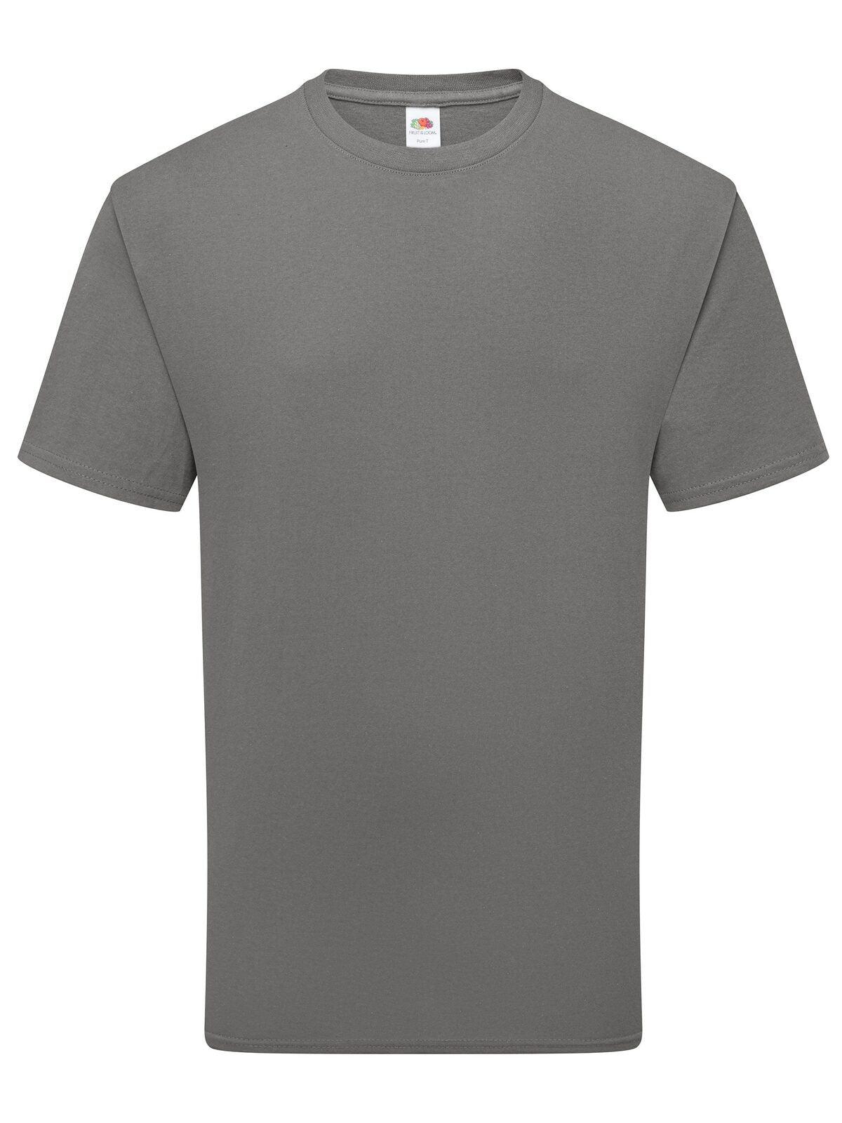 Pure cotton T Fruit of the Loom Light Graphite