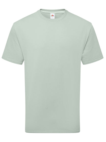 Pure cotton T Fruit of the Loom Sage