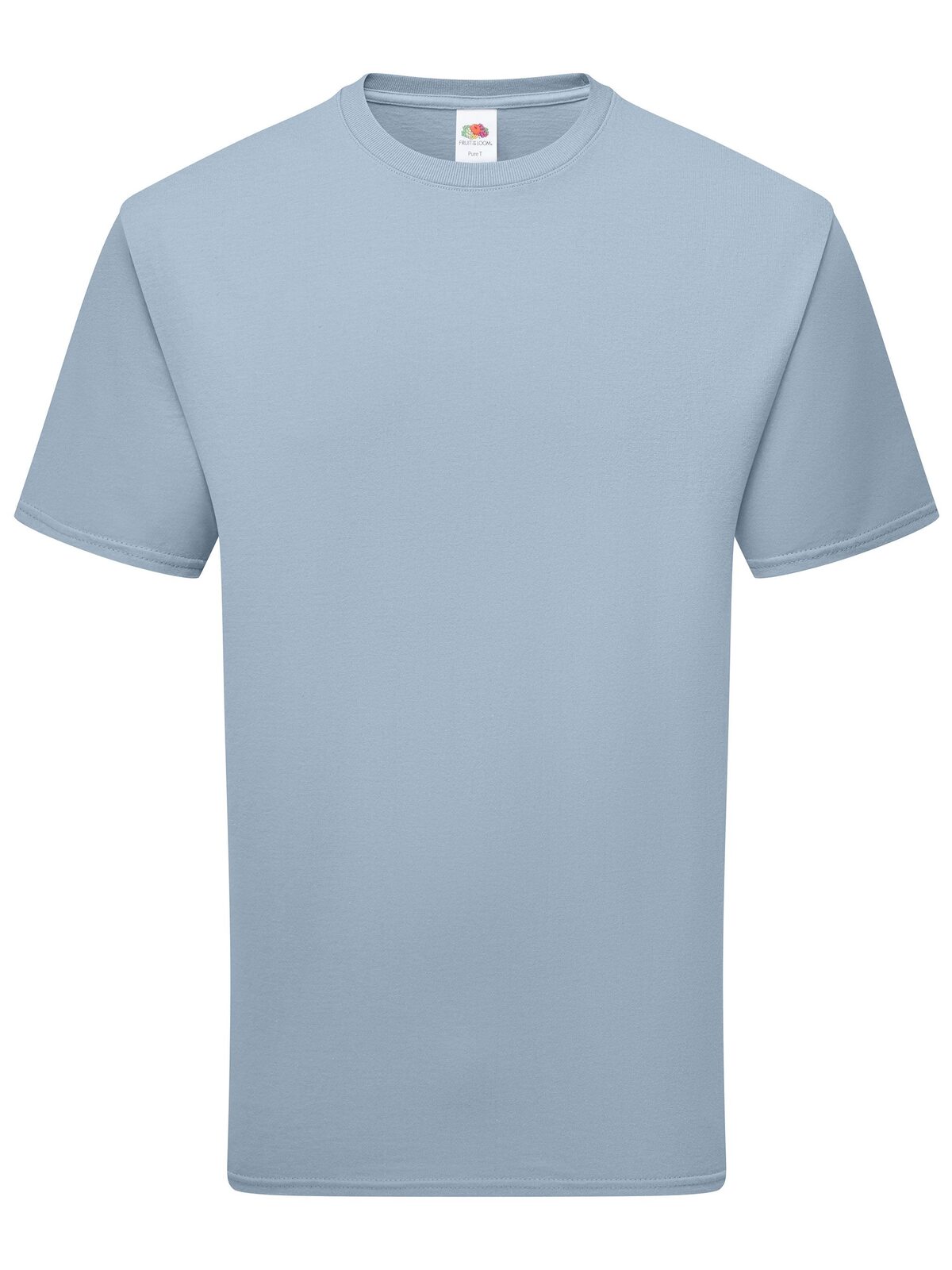 Pure cotton T Fruit of the Loom Mineral Blue