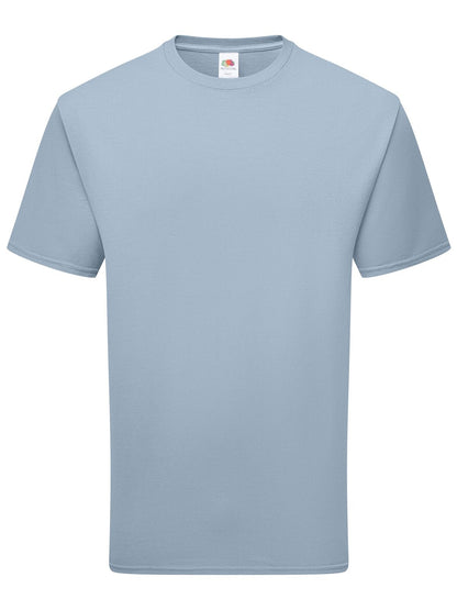 Pure cotton T Fruit of the Loom Mineral Blue