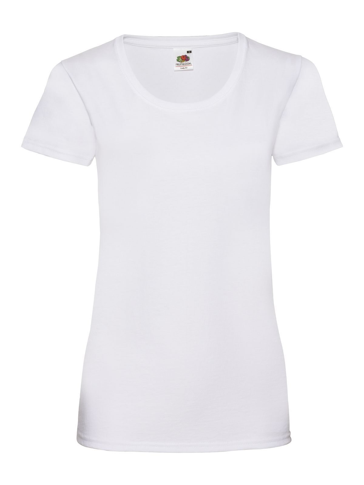 Ladies Valueweight T Fruit of the Loom White